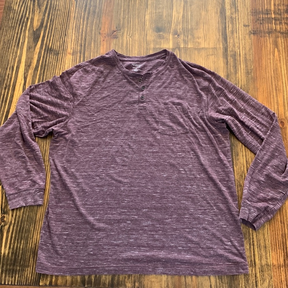 Maroon Henley size XL